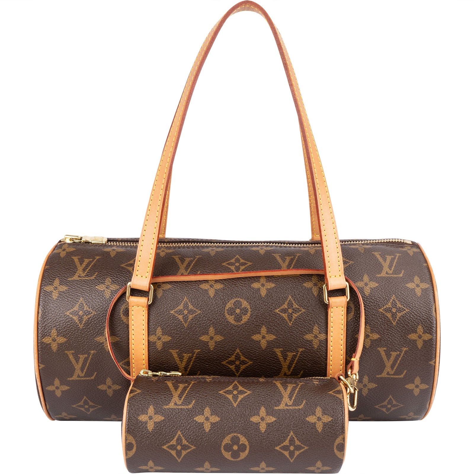 Louis Vuitton Monogram Canvas Papillon Set Handbag - vintageandkickz