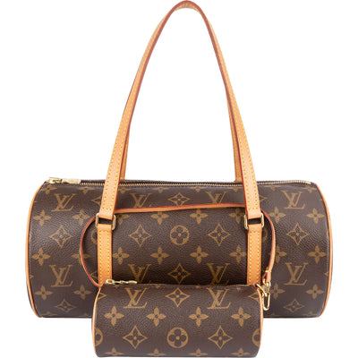 Louis Vuitton Monogram Canvas Papillon Set Handbag - vintageandkickz