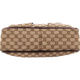 Gucci Monogram GG Abbey D-Ring Double Pocket Tote Shoulder Bag