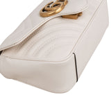 Gucci Chevron Matelassé Leather GG Small Marmont Crossbody Bag