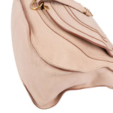Chloé Grained Calfskin Marcie Satchel Handbag