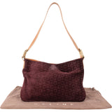 Celine Suede C Macadam Monogram Shoulder Bag