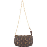 Louis Vuitton Monogram Canvas Mini Pochette Accessoires Shoulder Bag