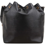 Louis Vuitton Noir Epi Leather Sac Noé Petit Shoulder Bag