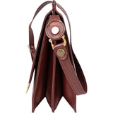 Cartier Must de Cartier Bordeaux Leather Messenger Crossbody Bag