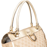 Gucci Monogram GG Canvas Abbey D-Ring Tote Shoulder Bag