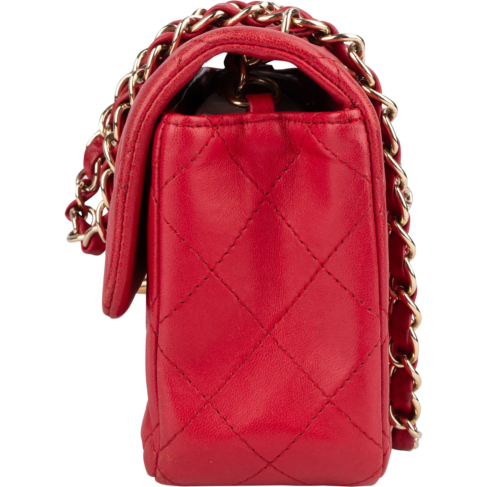 Chanel Quilted Lambskin Small Single Flap Crossbody Bag xx Farbe bilder - vintageandkickz
