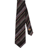 Louis Vuitton Striped Monogram Pleasing Flower Silk Tie Krawatte