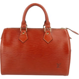 Louis Vuitton Cognac Epi Leather Speedy 30 Handbag