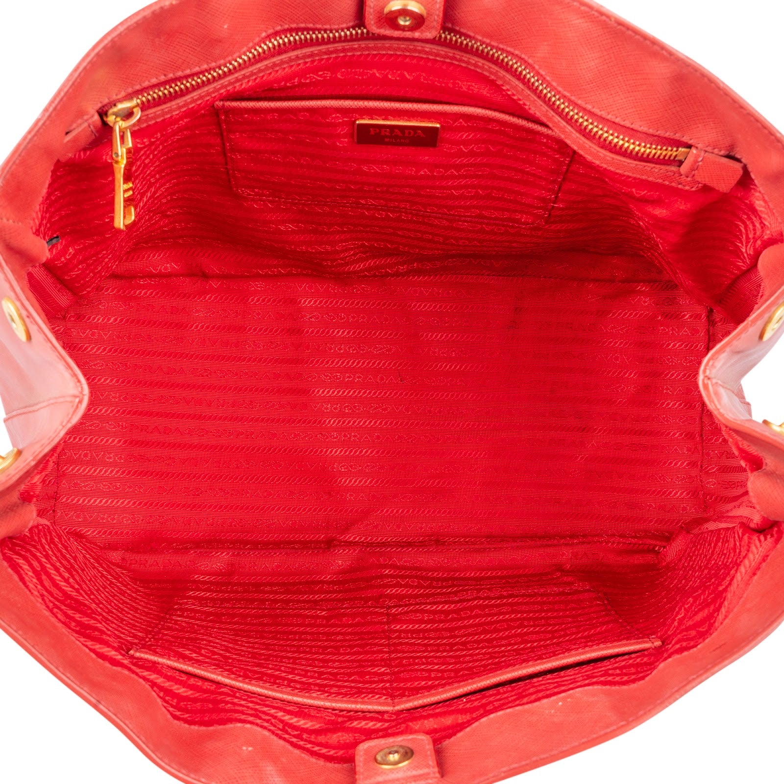 [🔄️B11 / F18] Prada Saffiano Leather Galleria Tote Handbag - vintageandkickz
