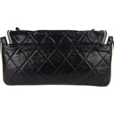 Chanel Quilted Calfskin East West Mademoiselle Stitch Around Singe Flap Crossbody Bag