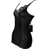 Saint Laurent Black Laced Trimmed Camisole Silk Top (S)