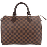 Louis Vuitton Monogram Damier Ebene Speedy 30 Handbag
