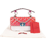Valentino Garavani Ombre Quilted Patent Leather Rockstud Spike Small Crossbody Bag