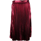 Gucci Metallic Plissee Silk Skirt (IT42)