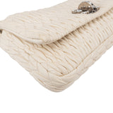 Miu Miu Matelassé Nappa Leather Crystal Embellished Shoulder Bag