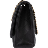 Chanel Quilted Lambskin Maxi Single Flap Crossbody Bag