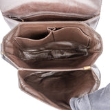 Celine Shiny Calfskin Medium Triomphe Shoulder Bag