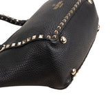 Valentino Garavani Grained Calfskin Rockstud Tote Handbag