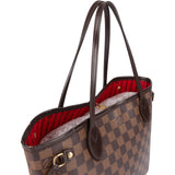 Louis Vuitton Monogram Damier Ebene Neverfull PM Shoulder Bag
