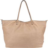 Valentino Garavani Leather Rose Large Tote Shoulder Bag