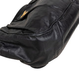 Prada Nappa Leather Gathered Hobo Shoulder Bag