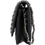 Chanel Quilted Caviar Leather Wallet On Chain Crossbody Bag