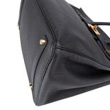 Hermès Noir Veau Togo Leather Gold Birkin 35 Handbag