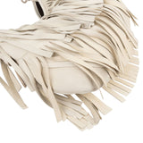 Yves Saint Laurent Suede Mombasa Fringe Shoulder Bag
