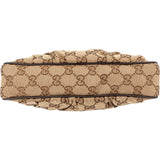 Gucci Monogram GG Canvas Lovely Heart Bit Pochette Handbag