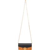 MCM Monogram Visetos Patricia Wallet On Chain Crossbody Bag