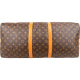 Louis Vuitton Monogram Canvas Keepall 55 Bandoulière Travel Bag