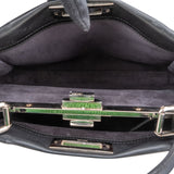 Fendi Black Leather Peekaboo Handbag