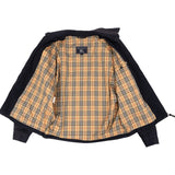 Burberry Navy Cotton Harrington Jacket (L)