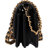 Chanel Quilted Lambskin Rectangular Wallet On Chain Crossbody Bag