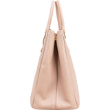 Prada Pink Saffiano Leather Galleria Tote Handbag
