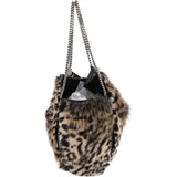 Stella McCartney Faux Fur Falabella 2 Way Shopper Tote Shoulder Bag
