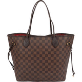 Louis Vuitton Monogram Damier Ebene Neverfull MM Shoulder Bag