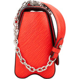 Louis Vuitton Red Epi Leather Monogram Canvas Twist MM Crossbody Bag