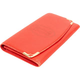 Cartier Red Leather Continental Wallet