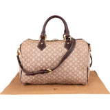 Louis Vuitton Monogram Mini Lin Speedy 30 Bandoulière Handbag