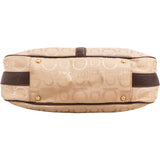 Salvatore Ferragamo Gancini Jacquard Shoulder Bag