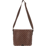 Louis Vuitton Monogram Damier Ebene Brooklyn Messenger Crossbody Bag - vintageandkickz