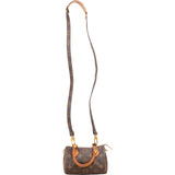 Louis Vuitton Monogram Canvas Mini Speedy Crossbody Handbag