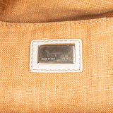 Fendi Monogram Zucca Canvas Boston Bag Handbag - vintageandkickz