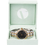 Gucci Two-Tone Black Dial 9040M Watch
