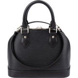 Louis Vuitton Noir Epi Leather Alma BB Crossbody Handbag