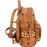 MCM Monogram Visetos Studs Mini Backpack