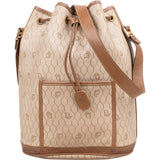 [🔄️B20 / F42] Christian Dior Honeycomb Canvas Bucket Shoulder Bag - vintageandkickz