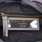 Balenciaga Lilac Leather City Handbag